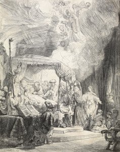 La Morte della Vergine, 1639 da Rembrandt van Rijn